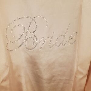 Blush Pink Bridal Robe Small/Medium